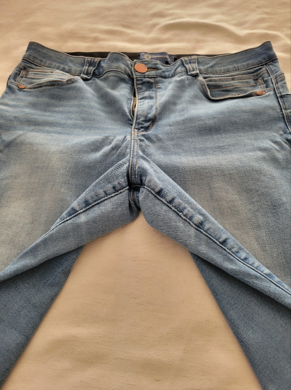 Women's Democracy Size 16 "Ab" Solution Light Wash Stretch Jeans - Picture 4 of 4